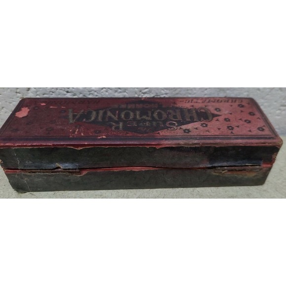 HOHNER Super Chromonica Chromatic Harmonica Key C Box & 2 Books - Picture 11 of 12